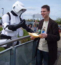 A run-in with the Law at the Space Centre