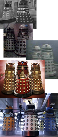 Five Generations of Dalek
